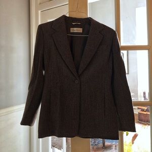 MaxMara Wool Tweed Blazer